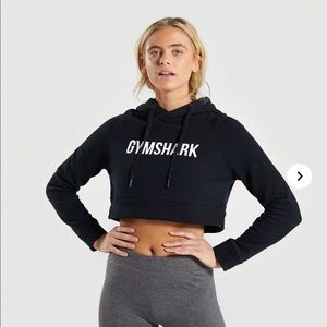 Gymshark Cropped Crest Hoodie